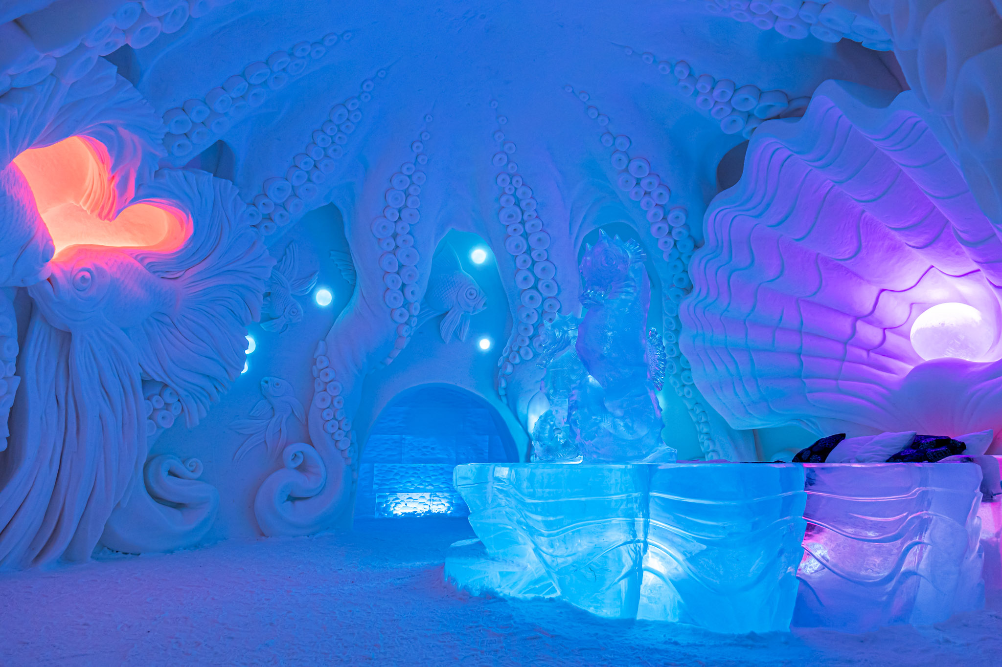 Laponie finlandaise – Levi et Kittilä : motoneige, restaurant de glace et SnowVillage